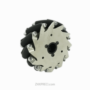 Mecanum Wheel Set 152mm (6 Inch) NM152A: Heavy-Duty PU Rollers, 300kg Load Capacity, Omni-Directional for AGV & Robotics