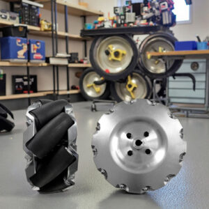 16inch 406mm Mecanum Caster Wheels 1200KG Payload Capacity Exclusive Polyurethane Formula New Aluminium Handling Equipment Farm