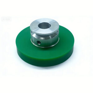 PU Rubber Coated Wheel Roller Industrial Grade for Automation Machinery Conveyor Transport and Factory Use