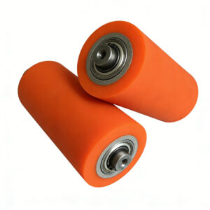Polyurethane Coated Wheel for Packaging Automation Systems Silicone Wheel Rubber Coated Roller