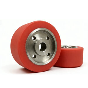 Customized Silicone Rubber Coated Roller & China Factory OEM/ODM Drive Guide Roller