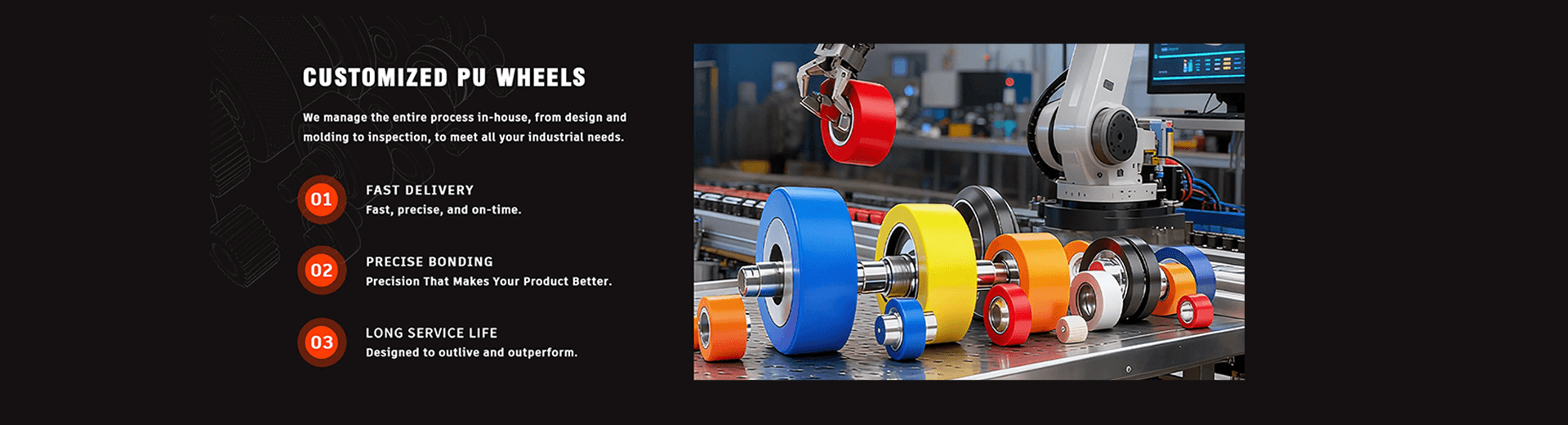 ZHXPRECI Banner 1 Customized PU Wheels 1920x520