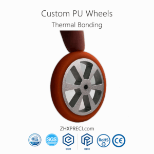Custom Polyurethane Robot Competition Wheels — Aluminum Hub, Load-Resistant, for DIY Intelligent Car