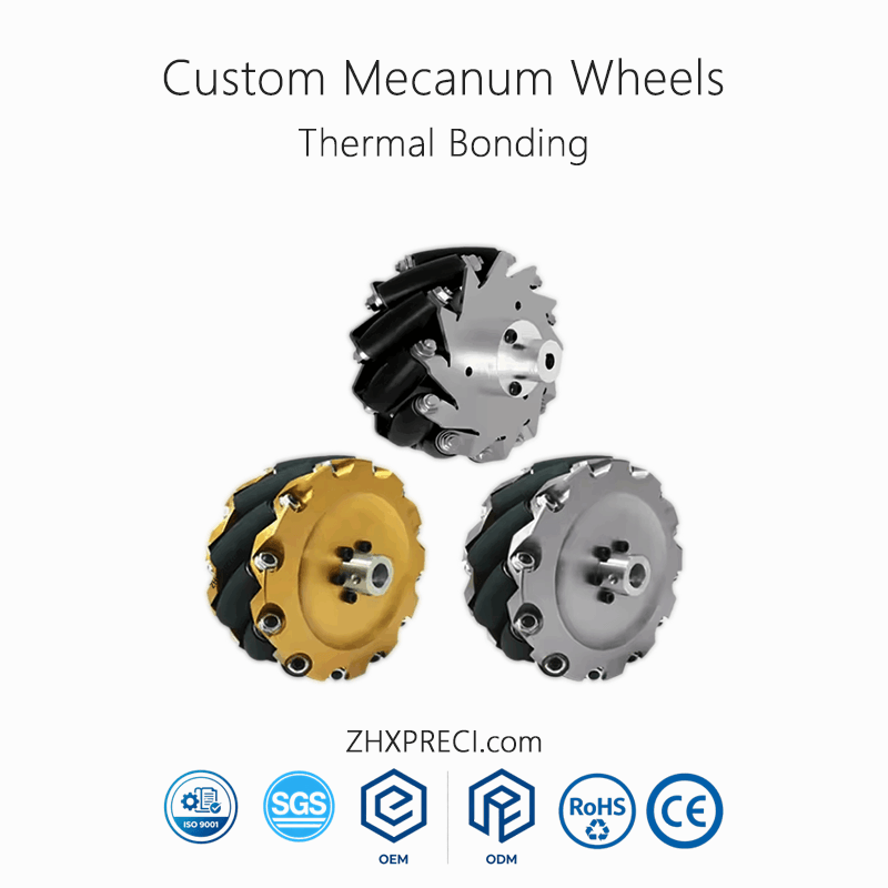 Mecanum Wheel Robot Drive Roller Intelligent Trolley Wheel Universal Roller Fulai Wheel AGV Trolley Accessories
