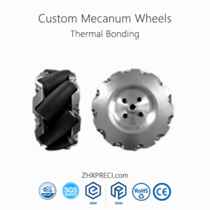 16inch 406mm Mecanum Caster Wheels 1200KG Payload Capacity Exclusive Polyurethane Formula New Aluminium Handling Equipment Farm