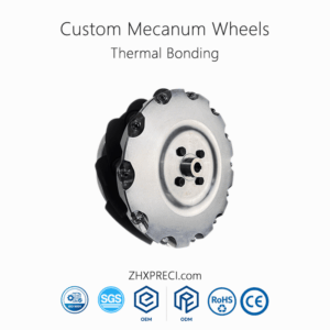 Mecanum Wheel Set 152 mm (6 Inch) NM152A - Heavy-Duty Wheels With PU-Coated Rollers, 300 kg Load Capacity, Industrial Grade, Ideal For Robotics