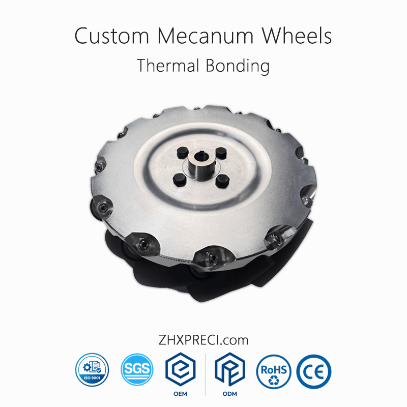 Custom AGV/Robot Mecanum Wheels Thermal Bonding