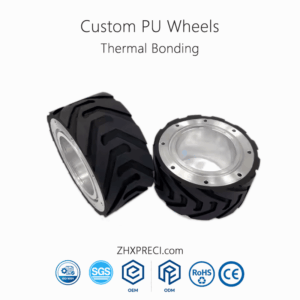 Custom PU Wheel Heavy Duty for Walking Robot & Trolley - Wear-Resistant, Non-Marking, Replacement for Rubber Rollers