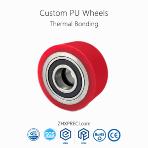 Custom Polyurethane Wheel for Factory Conveyor Systems & Industrial Conveyor Transport Polyurethane Coated Wheel