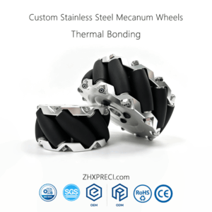 Custom Stainless Steel Mecanum Wheels
