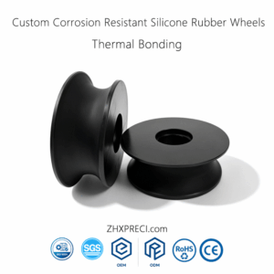 ZHXPRECI-Custom Corrosion Resistant Silicone Rubber Wheels