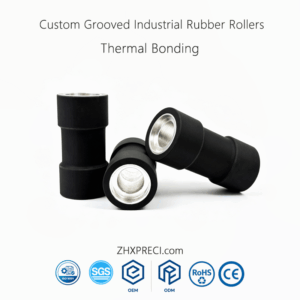 ZHXPRECI-Custom Grooved Industrial Rubber Rollers