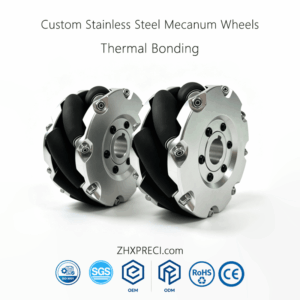 Custom High Temperature Stainless Steel Mecanum Wheels