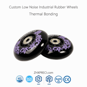 ZHXPRECI-Custom Low Noise Industrial Rubber Wheels