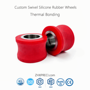 ZHXPRECI- Custom Swivel Silicone Rubber Wheels