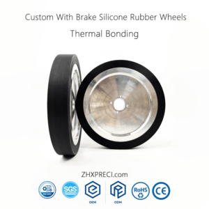 ZHXPRECI- Custom With Brake Silicone Rubber Wheels