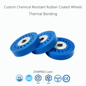 ZHXPRECI_Custom Chemical Resistant Rubber Coated Wheels