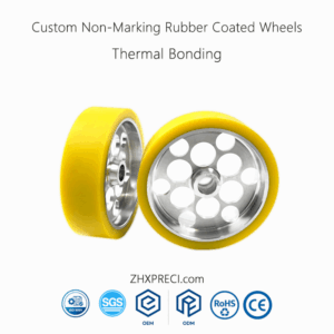 ZHXPRECI_Custom Non-Marking Rubber Coated Wheels