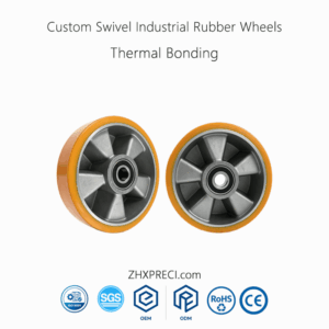ZHXPRECI_Custom Swivel Industrial Rubber Wheels